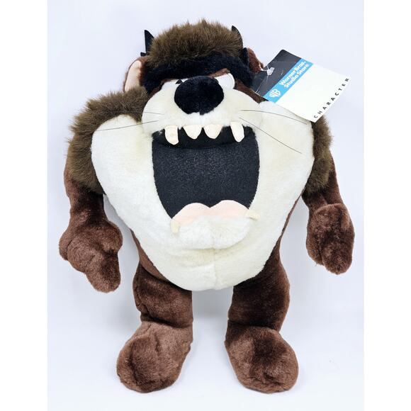 Looney Tunes Taz Warner Brothers Studio Store Tasmanian Devil Plush Tags 14” VTG - Picture 4 of 13